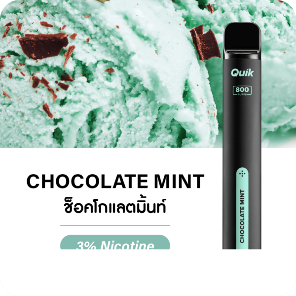 ks quik chocolate mint 800 Puffs